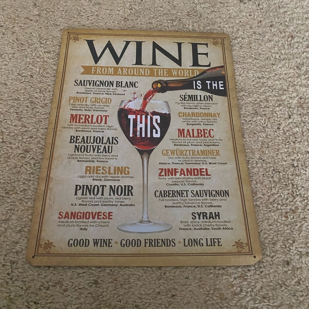 Wine Sign/Decor
